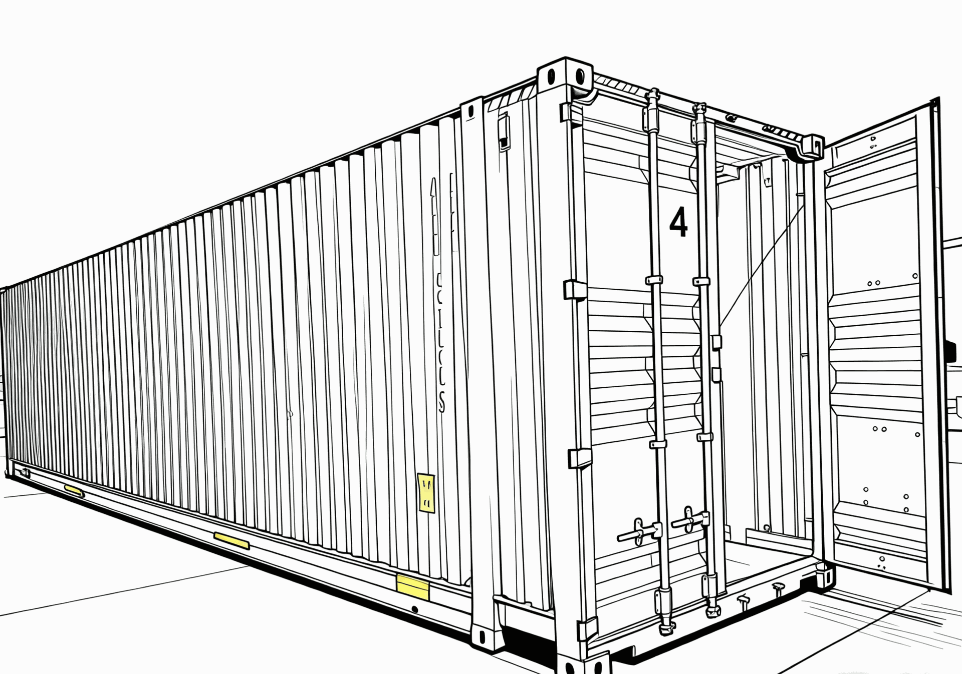 High cube container